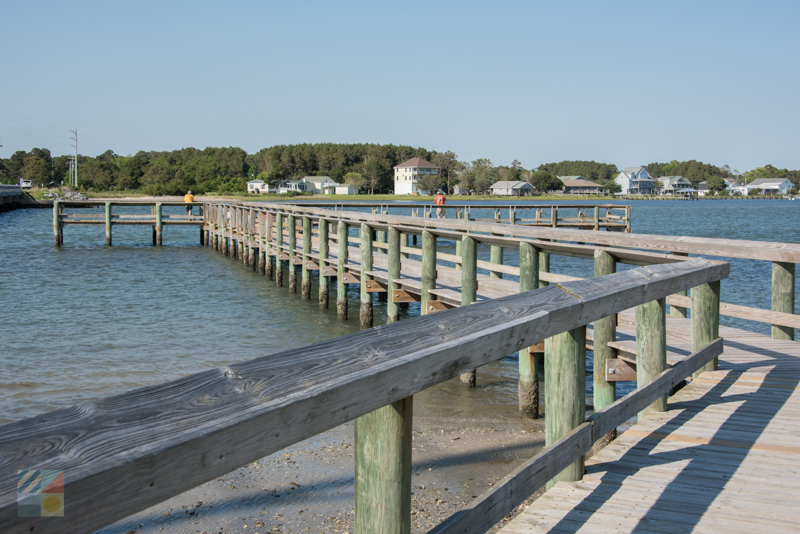 The pier on Harkers Island