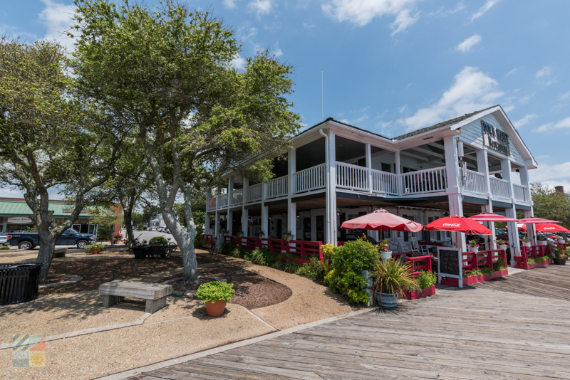 Waterfront dining in nearby Beaufort NC