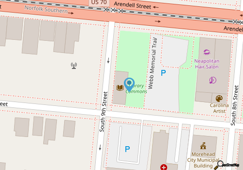 Webb Memorial Library and Civic Center map location