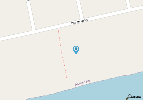 The Nautilus, Oceanfront house in Emerald Isle, NC! map location