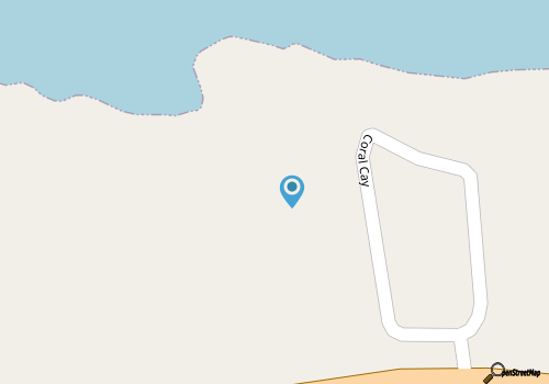 Colorful studio near the ocean with pool, central AC, & kitchenette map location