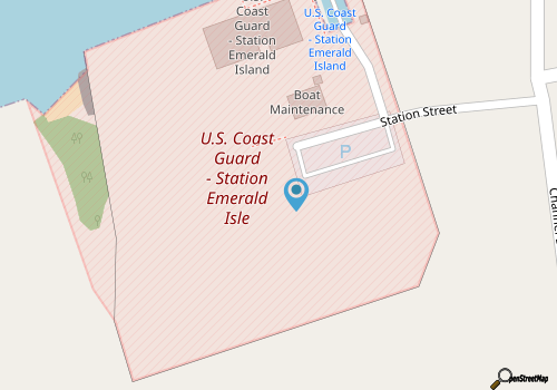 USCG Emerald Isle map location