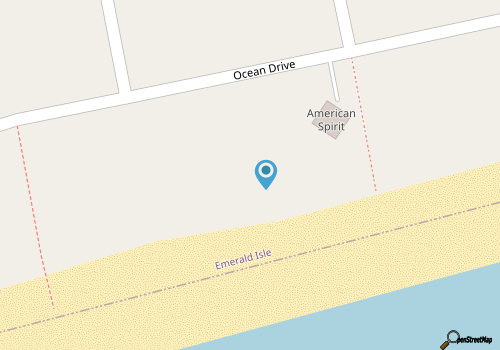 Caper's Castle, Oceanfront House in Emerald Isle, NC! map location