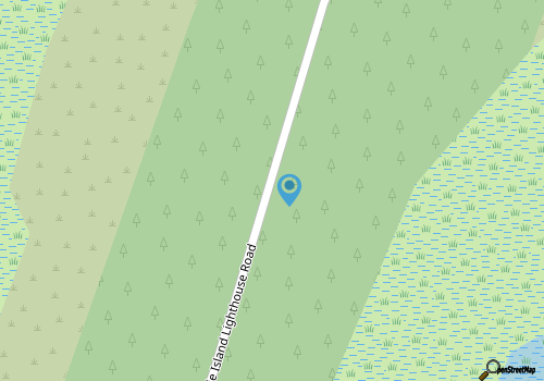 Bodie Island Lighthouse map location