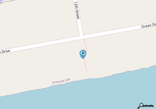 At Anchor West, Oceanfront Duplex in Emerald Isle, NC! map location
