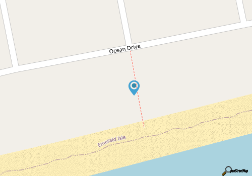 Oceanfront Oasis w/double covered porch 4 BR/2BA - updated Emerald Isle classic! map location