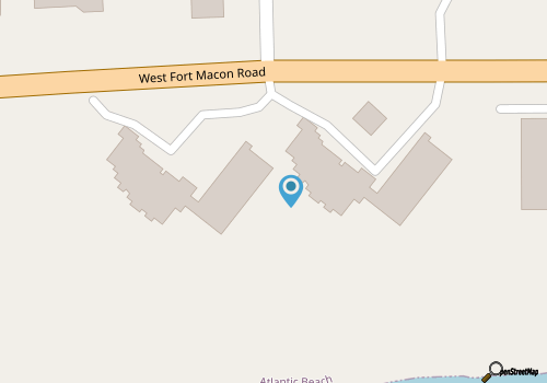 2nd Floor in Resort w/Direct Beach Access + Free WiFi, Balcony, Shared Pool map location