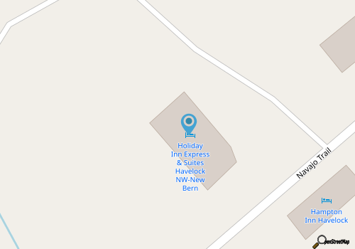 Holiday Inn Express & Suites Havelock map location