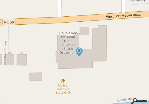 Molly's Beachside Bar And Grill map location
