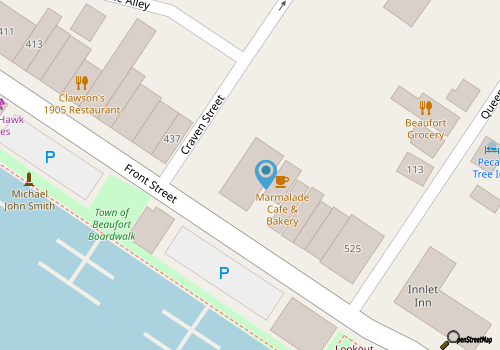 Why Knot Getaway…Rooftop with WaterView!  Unit E map location