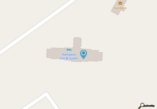 Hampton Inn & Suites Swansboro map location