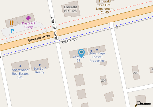 Century 21 Coastland Realty map location