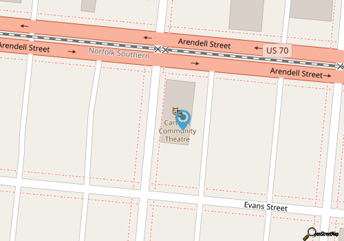 Carteret Community Theatre map location