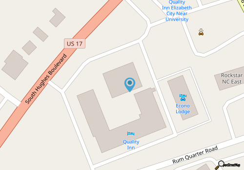 Econo Lodge Elizabeth City map location