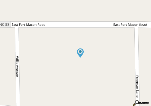Gorgeous Atlantic Beach Bogue Sound Water Views, Fenced In Yard, & Walk to Beach map location
