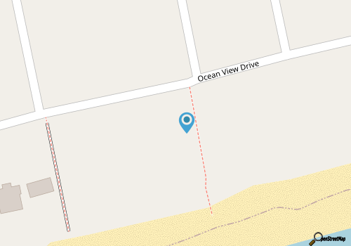 Oceanfront Cottage with Private Beach Access map location