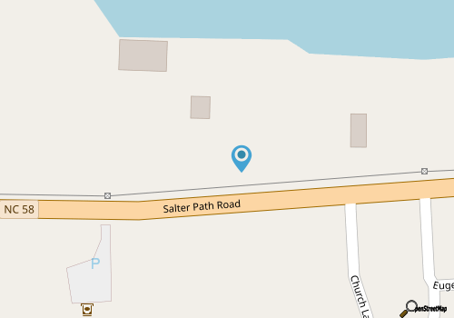 Walkable & Renovated! Salter Path Retreat w/ Deck map location