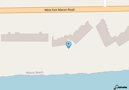 Dune Daze-Ocean Front Condo in Dunescape Villas map location