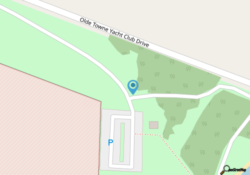Radio Island Beach Access map location