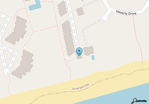 Amazing ocean view, 2 pools, easy beach access map location