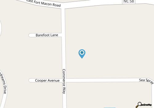 SeaSpray 103, Oceanside Condo in Atlantic Beach, NC! map location