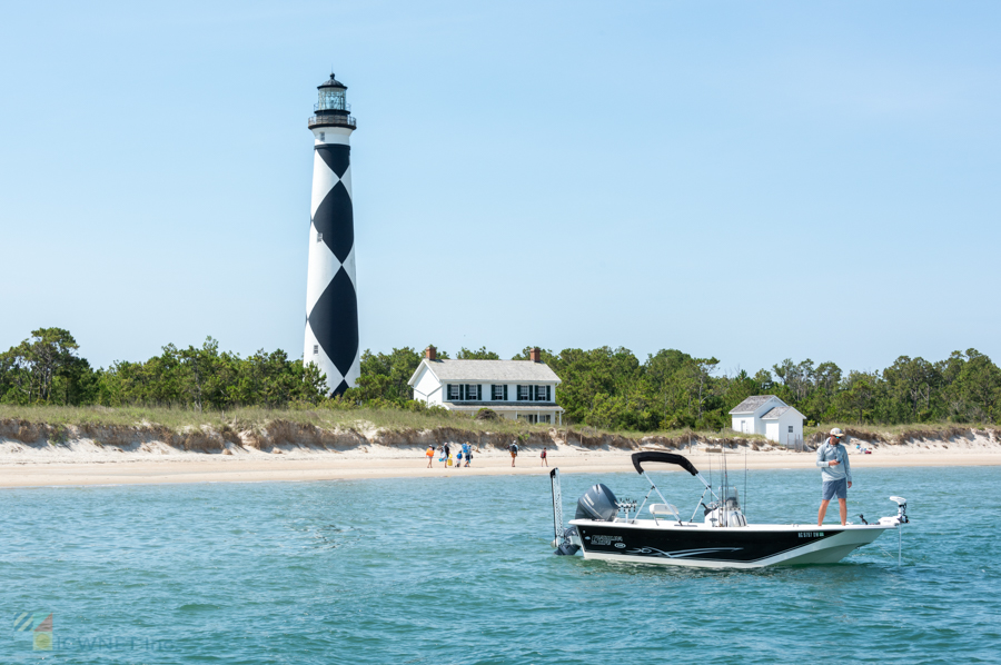 A beautiful view of Cape Lookout Lighthouse