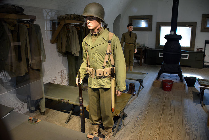 Exhibits at Fort Macon State Park