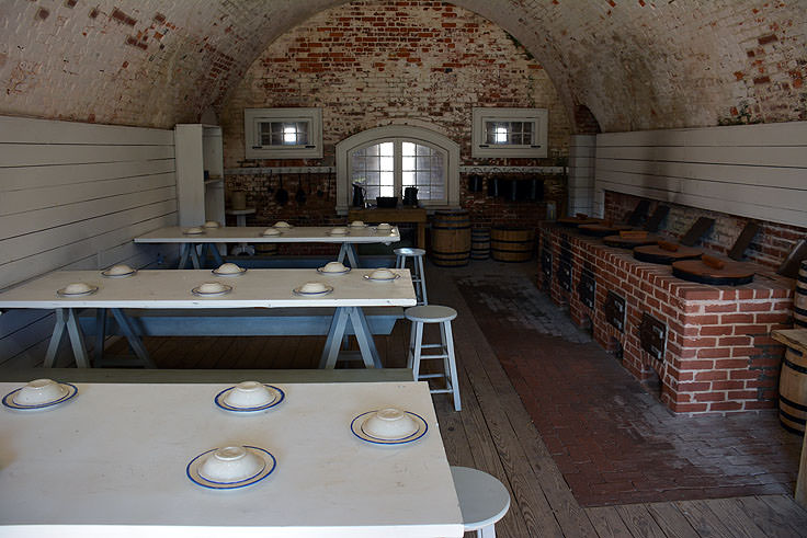 Exhibits at Fort Macon State Park