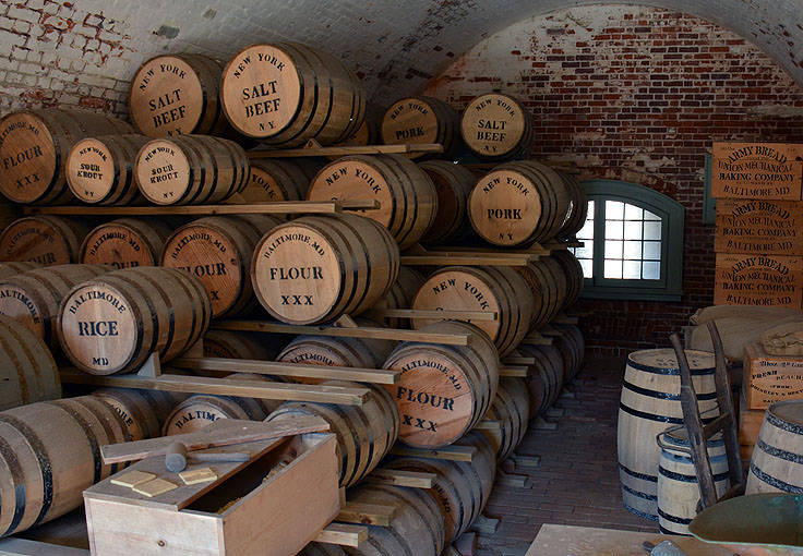 Exhibits at Fort Macon State Park