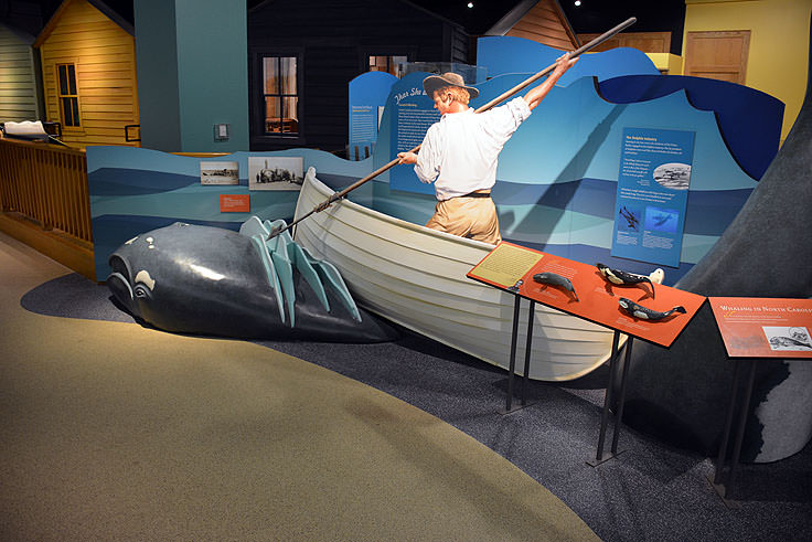 Exhibits at Fort Macon State Park