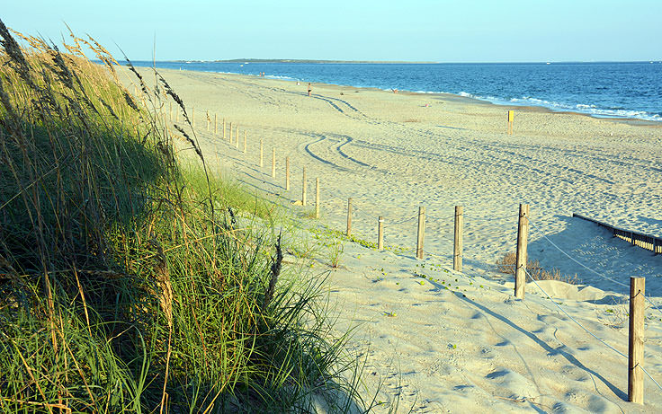 The beach at Picnic Park, Atlantic Beach, NC