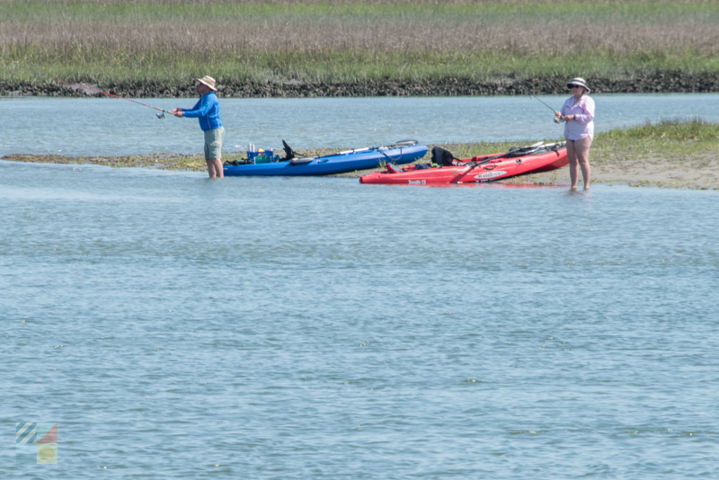 Fish from the shore, kayaks, piers, or boats