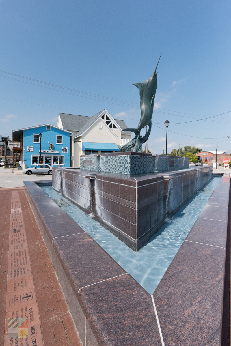 A Morehead City Fish Walk Marker