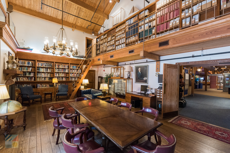 The library inside the NC Maritime Museum