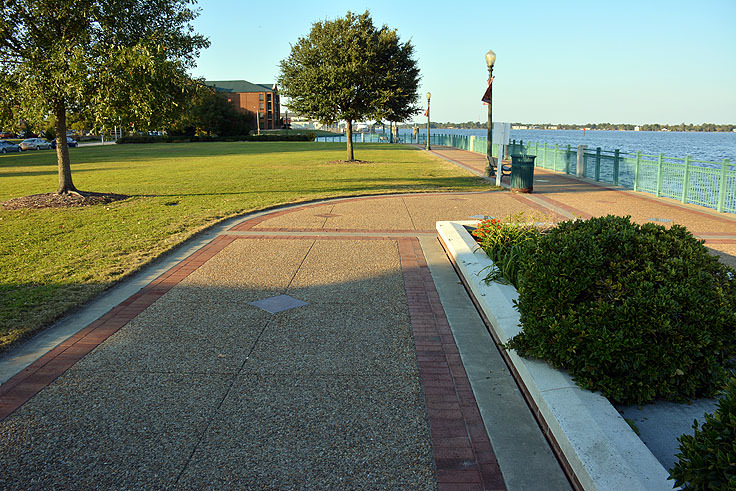 Walkway at Union Point Park in New Bern, NC