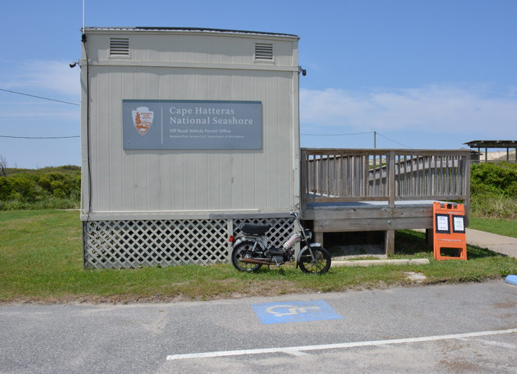 ORV Permit office at Coquina Beach