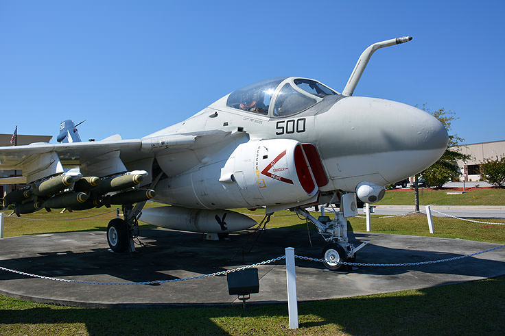 An A-6 Intruder at the Havelock Tourist and Event Center