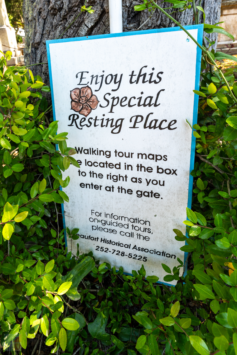 Old Burying Ground Beaufort NC