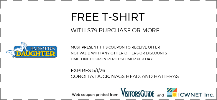 FREE T-SHIRT WITH $79 PURCHASE OR MORE