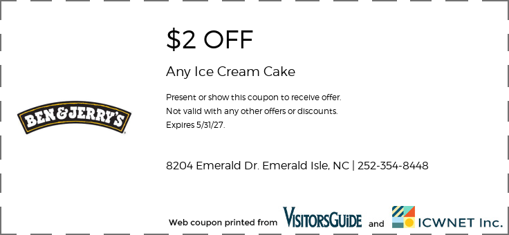 $2 OFF  Any Ice Cream Cake