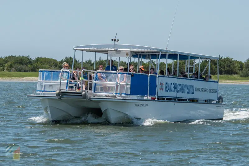 Ferry ride to Shackleford Banks