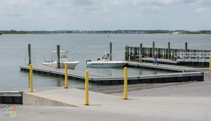 Newport River pier and ramp