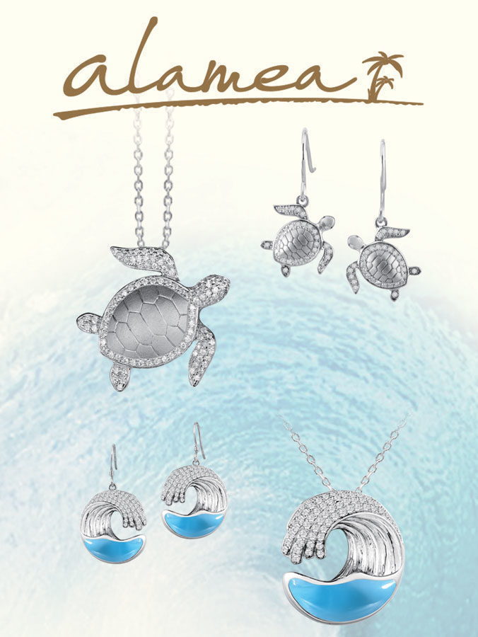 J R Dunn Jewelers turtle and wave designs