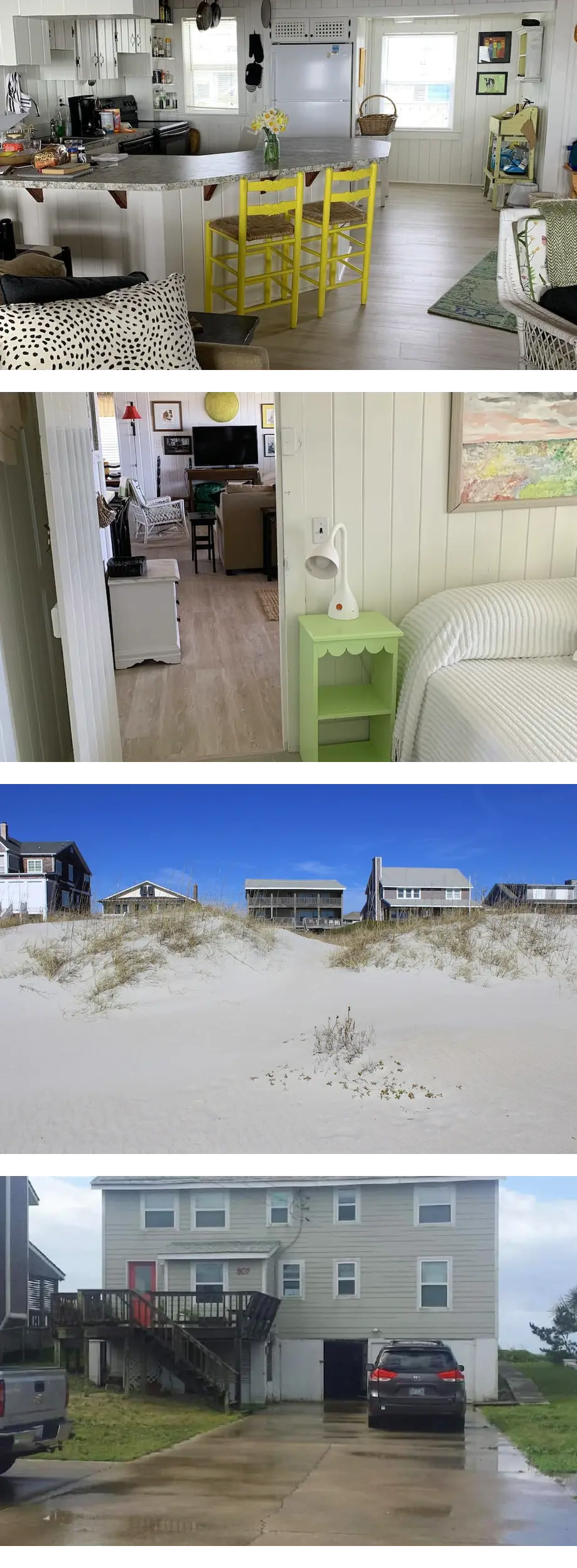 Classic beach house right on the ocean.