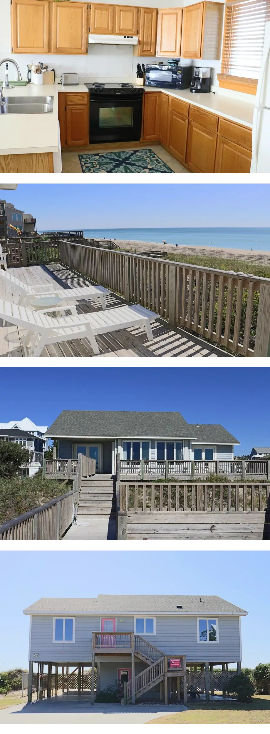 Oceanfront Home in Emerald Isle with Exc...