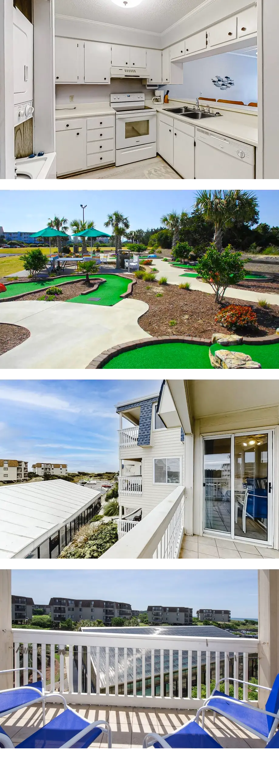 Oceanfront, 2nd-Floor Condo with Balcony, WiFi & Shared Hot Tub/Pools/Putt-Putt