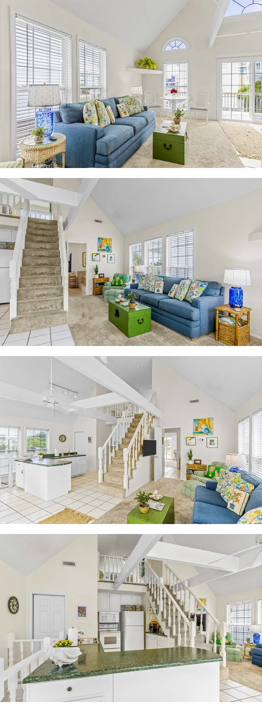 3-story home near the beach with deck, patio, grill, streaming, washer/dryer