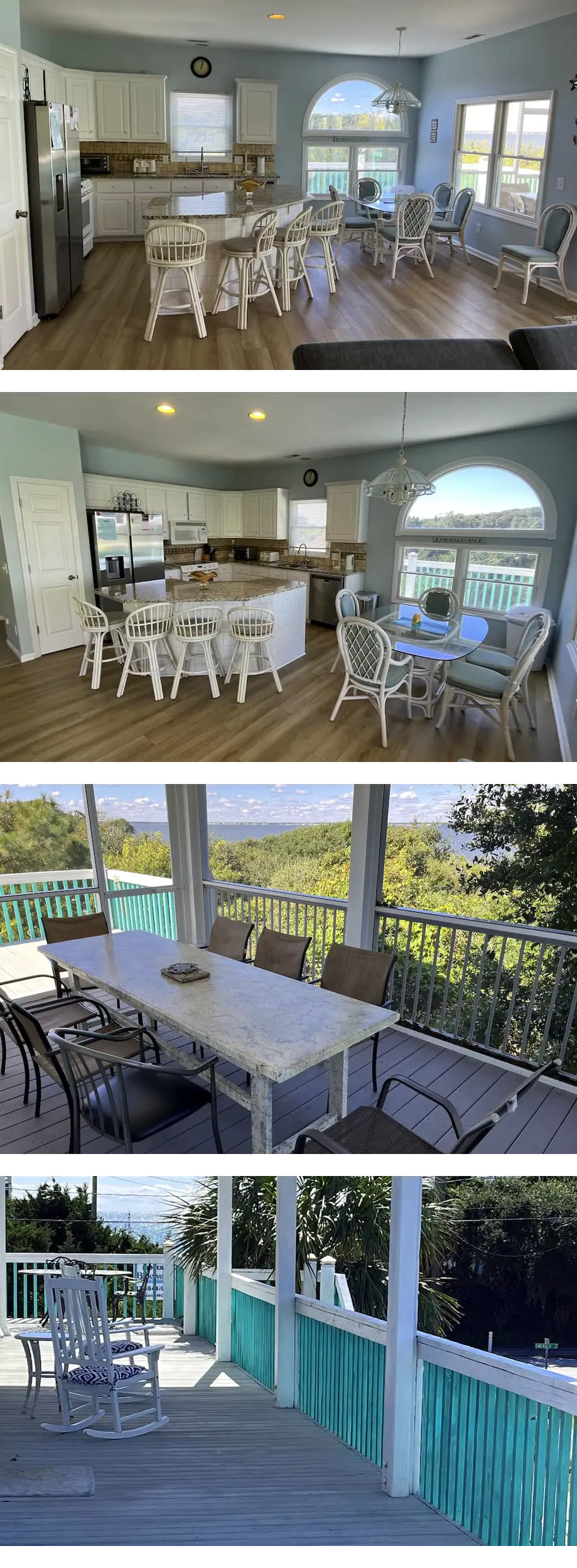 Waterfront 4 BR retreat at the sound side and only 100 steps to the ocean beach.