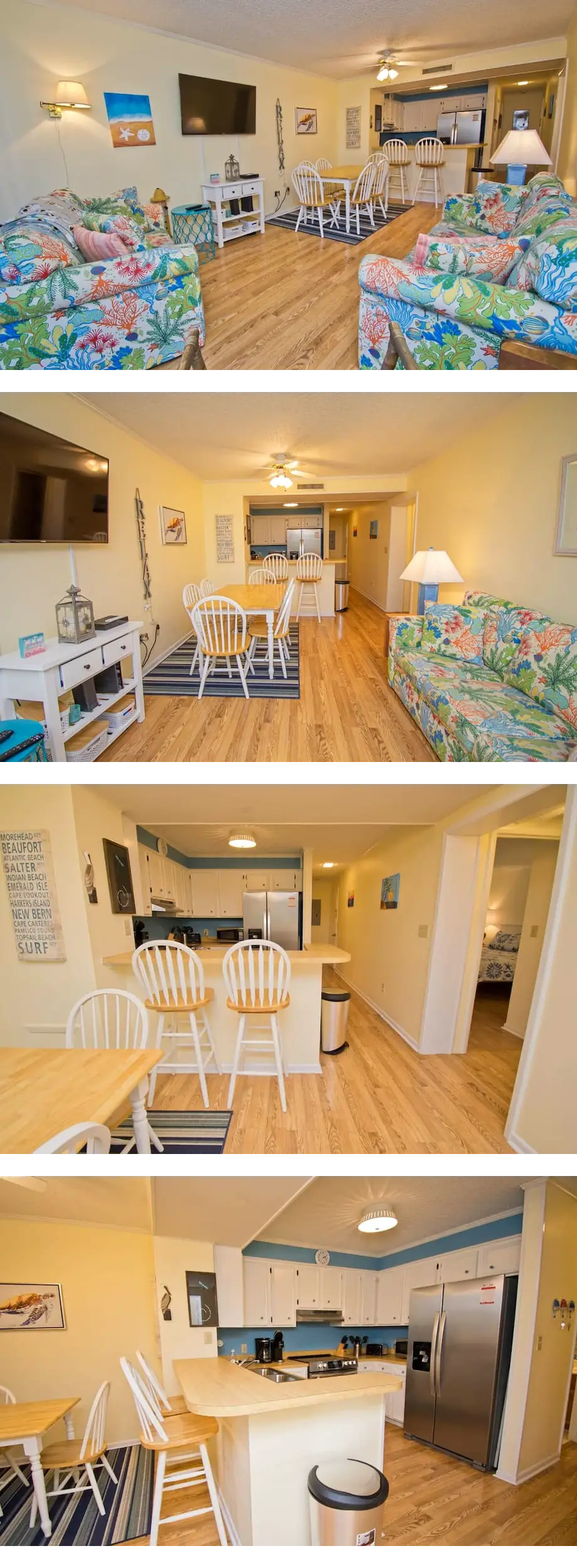 Island Beach Racquet Club 105B, Oceanside Condo in Atlantic Beach, NC!
