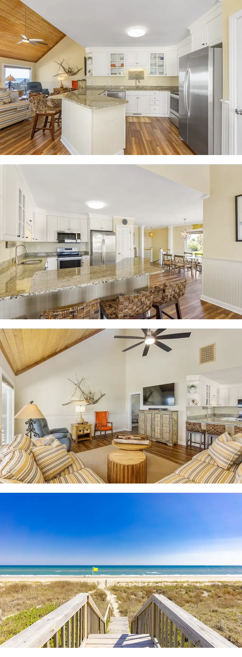 Oceanfront 4BR with Views & Private Beac...